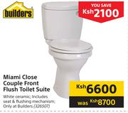 Builders Miami Close Couple Front Flush Toilet Suite