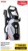 Ryobi 1600W 130 Bar High Pressure Washer