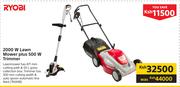 Ryobi 2000W Lawn Mower Plus 500W Trimmer