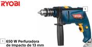 Ryobi 650W Perfuradora de Impacto de 13mm PD 650