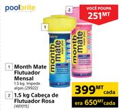 Poolbrite Month Mate Flutuador Mensal-cada