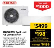 Goldair 12000 BTU Split Unit Air Conditioner