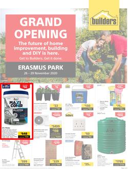 Builders : Erasmus Park Store Grand Opening (26 November - 29 November 2020), page 1