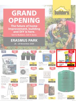 Builders : Erasmus Park Store Grand Opening (26 November - 29 November 2020), page 1