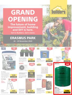 Builders : Erasmus Park Store Grand Opening (26 November - 29 November 2020), page 1