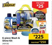 Shield 6 Piece Wash & Shine Kit
