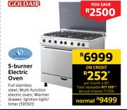 Goldair 5 Burner Electric Oven