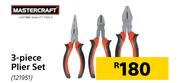 Mastercraft 3 Piece Plier Set