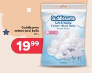 Cuddlesome Cotton Wool Balls-100's