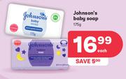 Johnson's Baby Soap-175g Each