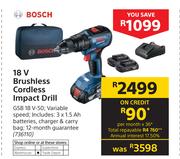 Bosch 18V Brushless Cordless Impact Drill