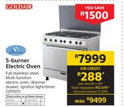 Goldair 5 Burner Electric Oven