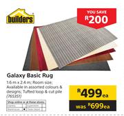 Builders Galaxy Basic Rug-1.6m x 2.4m Each