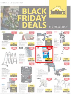 Builders : Black Friday Deals Week 4 (23 November - 28 November 2021), page 1