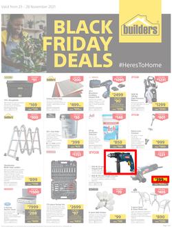 Builders : Black Friday Deals Week 4 (23 November - 28 November 2021), page 1