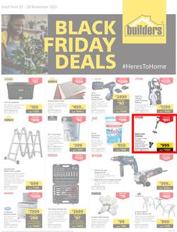 Builders : Black Friday Deals Week 4 (23 November - 28 November 2021), page 1