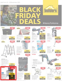 Builders : Black Friday Deals Week 4 (23 November - 28 November 2021), page 1