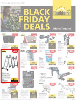 Builders : Black Friday Deals Week 4 (23 November - 28 November 2021), page 1