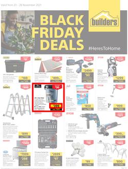 Builders : Black Friday Deals Week 4 (23 November - 28 November 2021), page 1