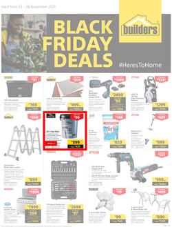 Builders : Black Friday Deals Week 4 (23 November - 28 November 2021), page 1