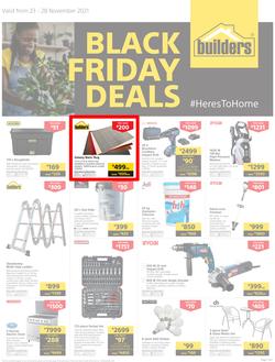 Builders : Black Friday Deals Week 4 (23 November - 28 November 2021), page 1