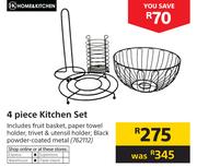 Home & Kitchen 4 Piece Kitchen Set