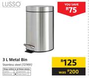 Lusso 3L Metal Bin
