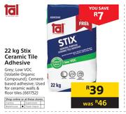 Tal Stix Ceramic Tile Adhesive-22Kg