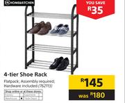 Home & Kitchen 4 Tier Shoe Rack