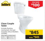 Builders Close Couple Toilet