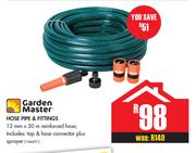 Garden Master Hose Pipe & Fittings