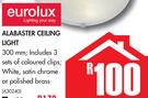 Eurolux Alabaster Ceiling Light-300mm