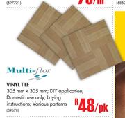 Multi Flor Vinyl Tile-Per Pack