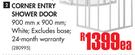 Builders Corner Entry Shower Door