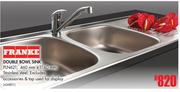 Franke Double Bowl Sink PLN621