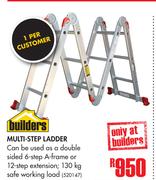 Builders Multi Step Ladder