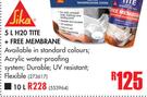 Sika 5Ltr H20 Tite + Free Membrane
