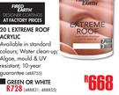 Fired Earth 20Ltr Extreme Roof Acrylic