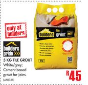 Builders Pride 5Kg Tile Grout