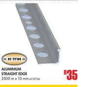M-Trim Aluminium Straight Edge-2500 m x 10 mm