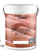 Fired Earth 20Ltr Extreme Roof Acrylic Green Or White