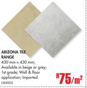 Arizona Tile Range-430mm x 430mm Per Sqm