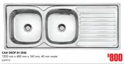 Cam Drop In Sink