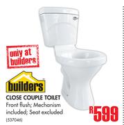Builders Close Couple Toilet