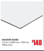 Masonite Board White-3.2mm x 2440mm x 1220mm