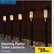 Solar Flair Dancing Flame Stake Lanterns-Each