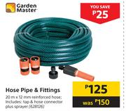 Garden Master Hose Pipe & Fittings