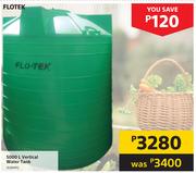 Flotek 5000L Vertical Water Tank