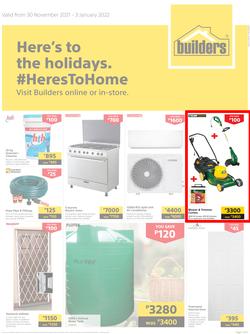 Builders Botswana : Here's To The Holidays (30 November 2021 - 3 January 2022), page 1