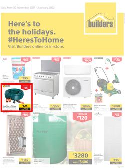Builders Botswana : Here's To The Holidays (30 November 2021 - 3 January 2022), page 1